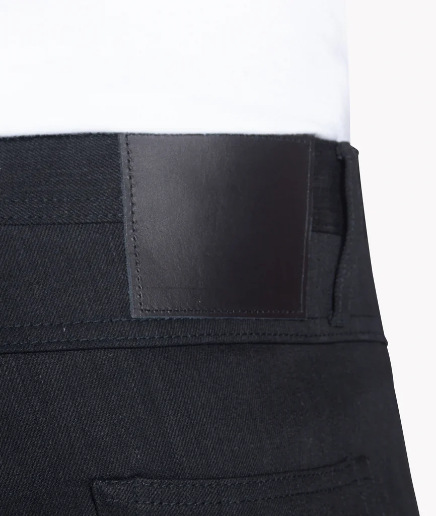 Black Stretch Selvedge Denim Jeans