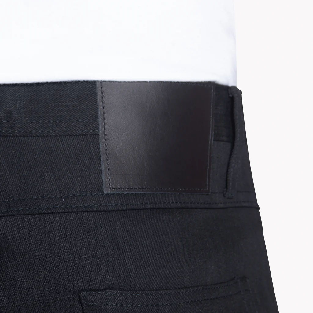 Black Stretch Selvedge Denim Jeans