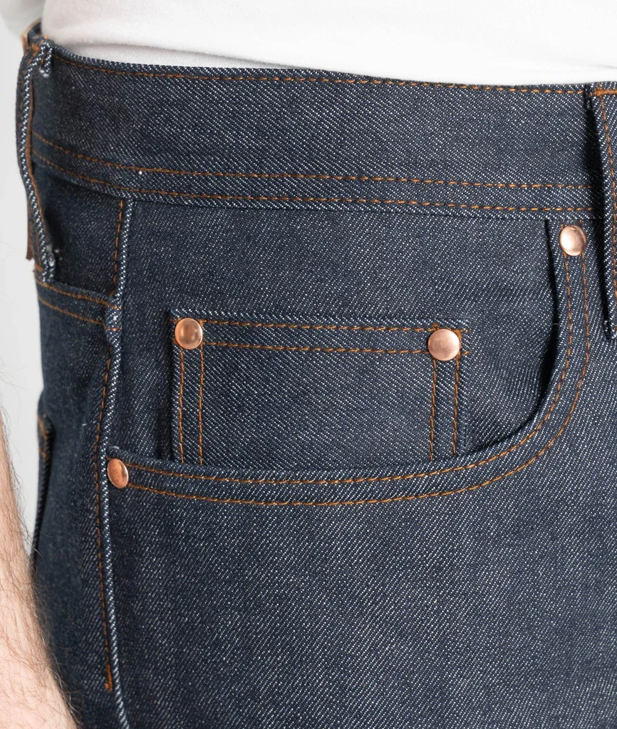 Wide Leg Selvedge Denim Jeans
