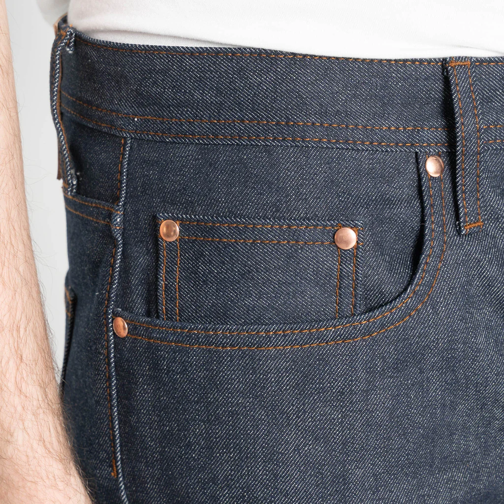 Wide Leg Selvedge Denim Jeans