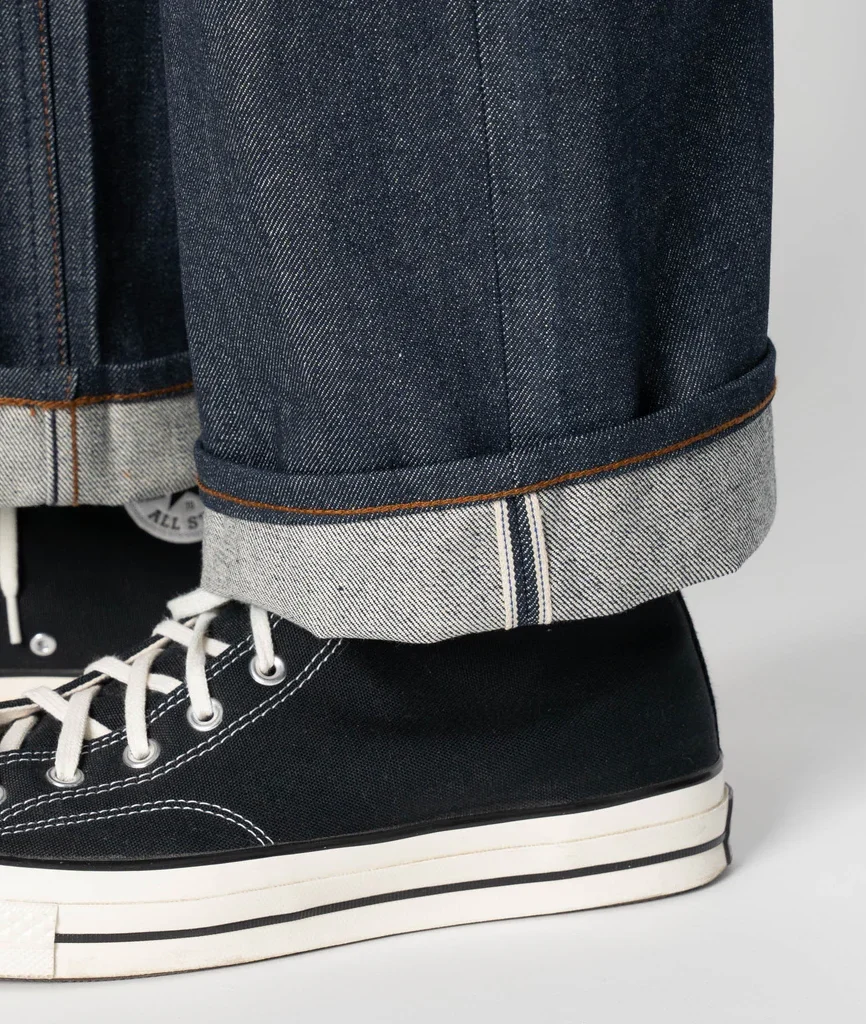 Wide Leg Selvedge Denim Jeans