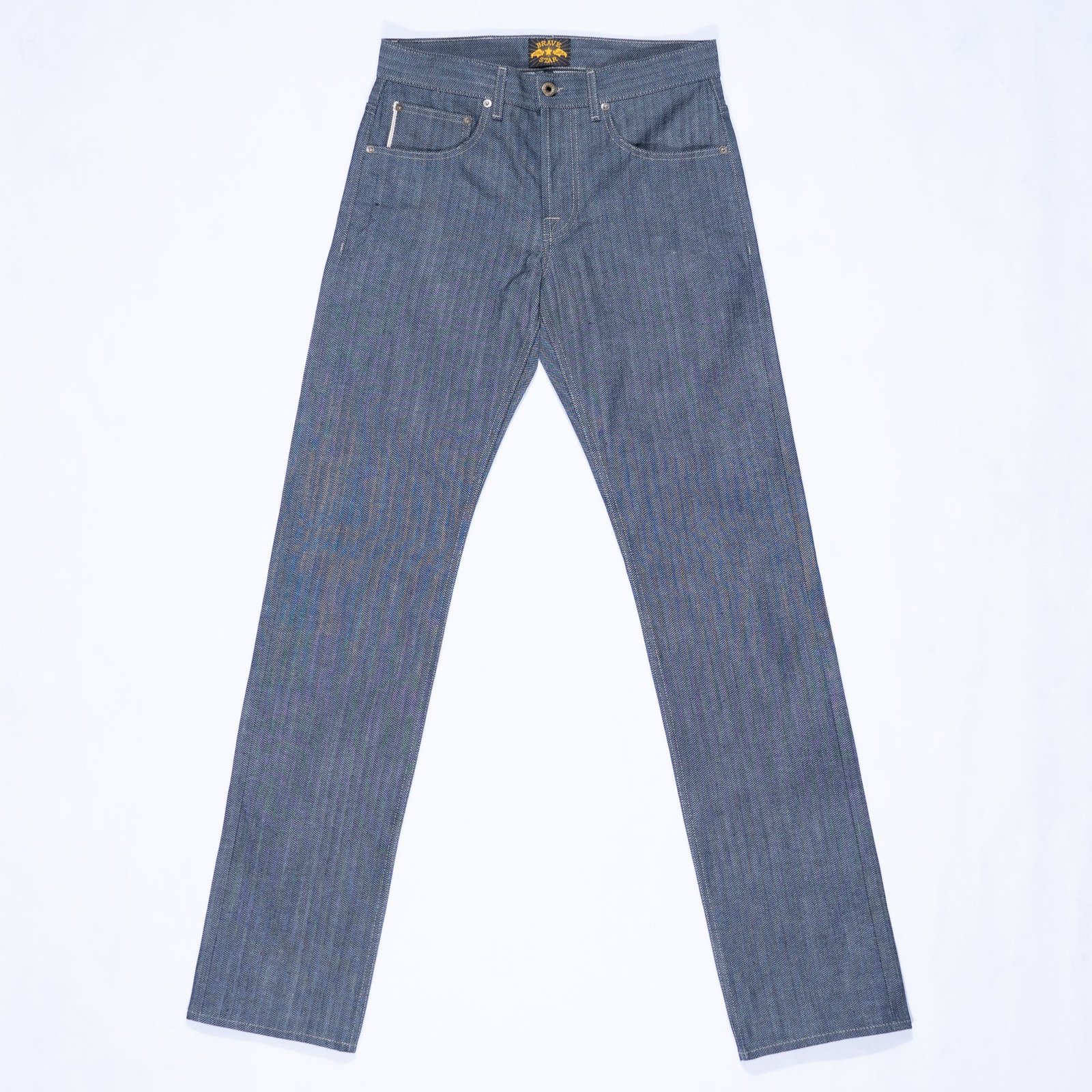 Brave Star True Straight 14oz Indigo Herringbone Japan Selvage Denim