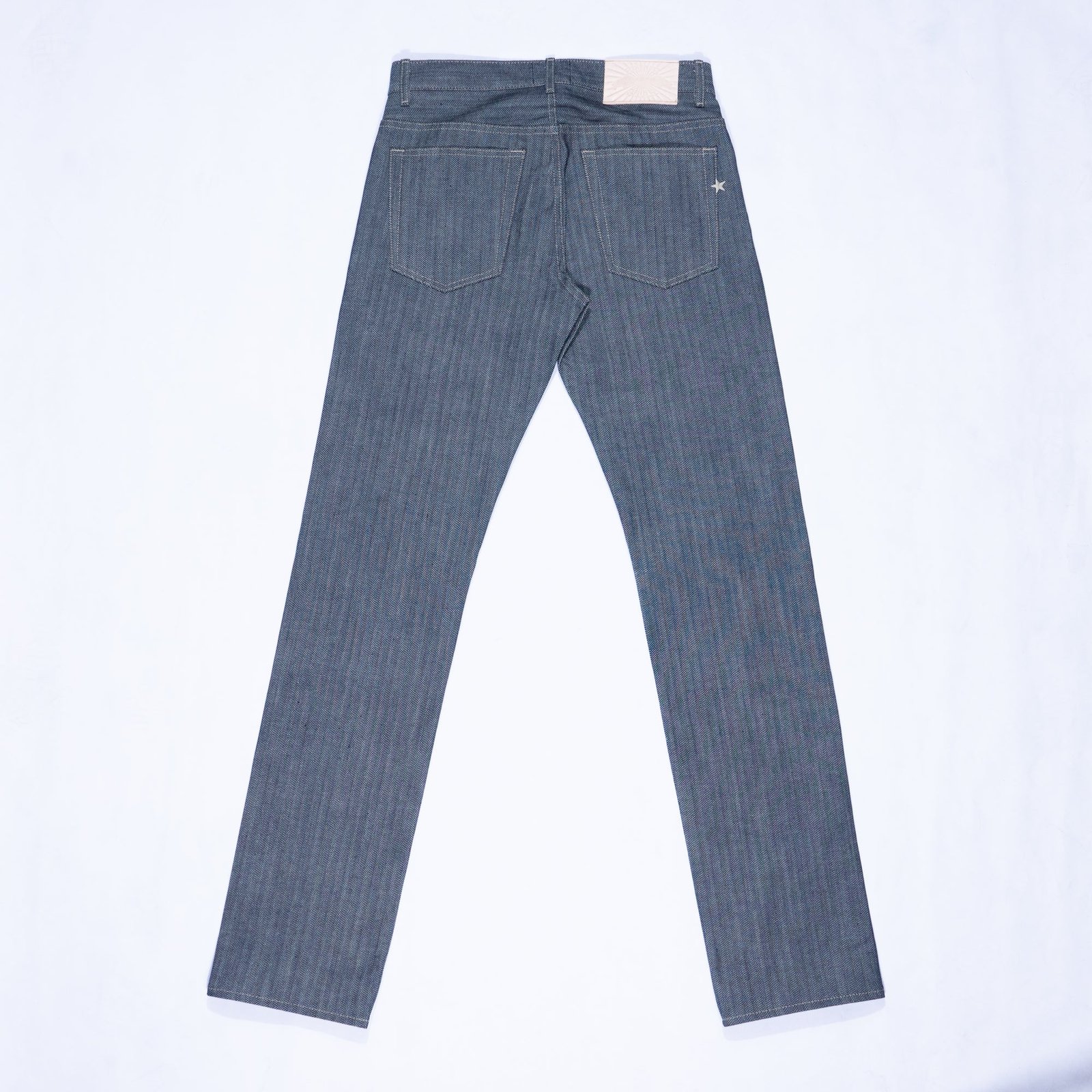 Brave Star True Straight 14oz Indigo Herringbone Japan Selvage Denim